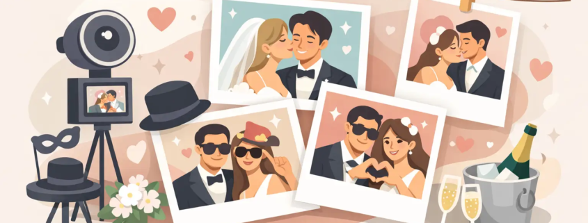 Custom Photo Booth Prints Wedding Ideas
