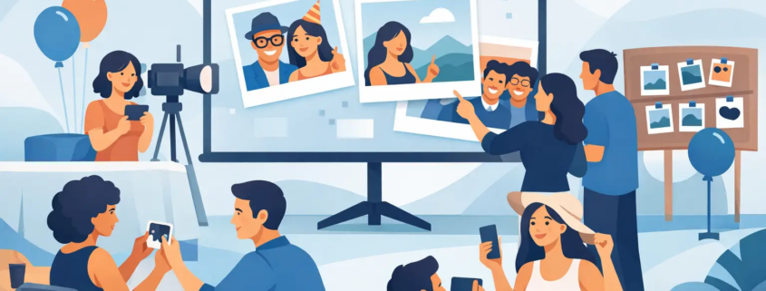 How to Entertain Guests With Photos at Events
