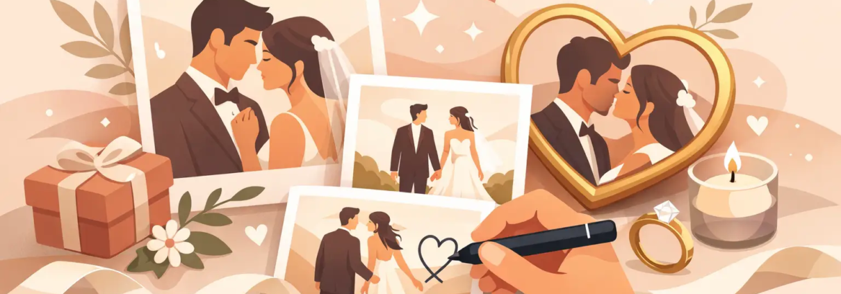 How to Personalise Wedding Photo Prints Beautifully