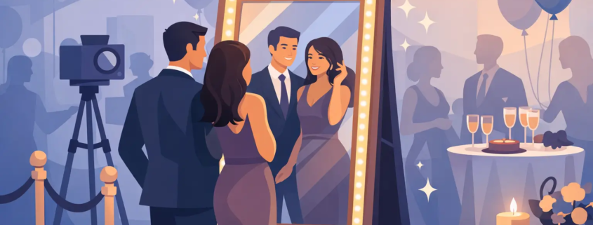 Mirror Hire for Events Guests Remember