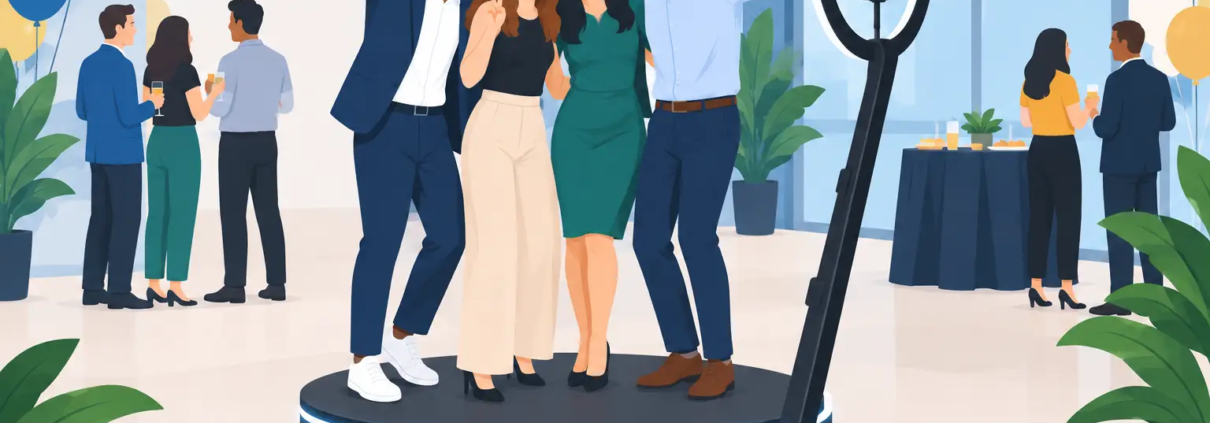 Why a 360 Booth for Staff Parties Gets Results