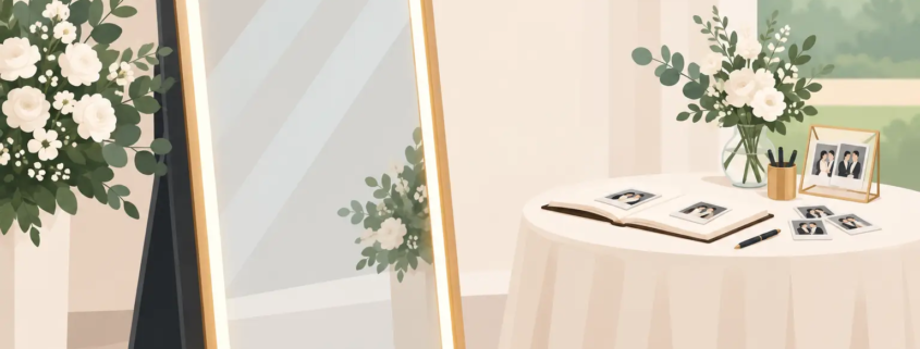 Wedding Selfie Mirror Guestbook Example Ideas